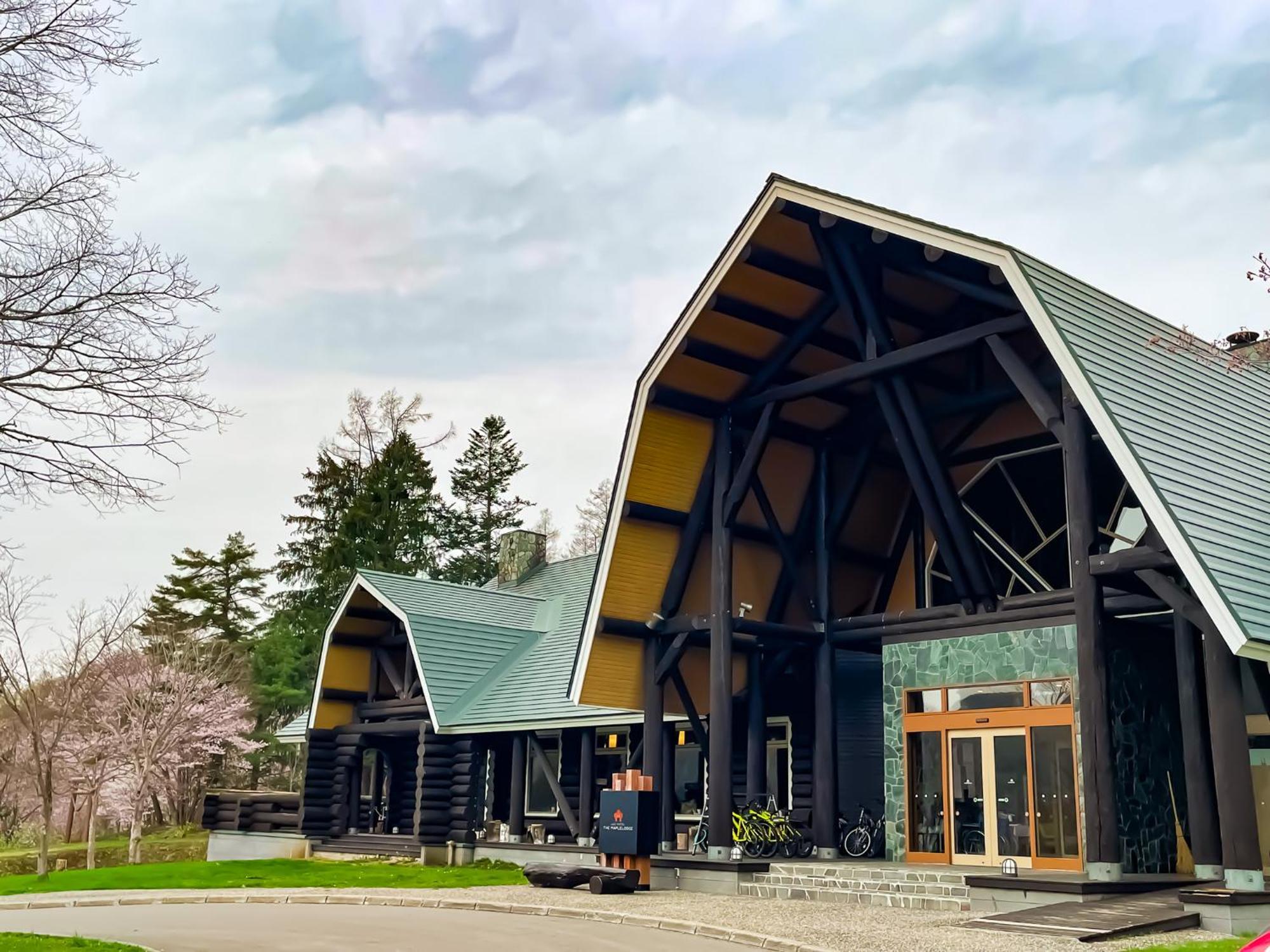 Log Hotel The Maple Lodge Iwamizawa Eksteriør bilde