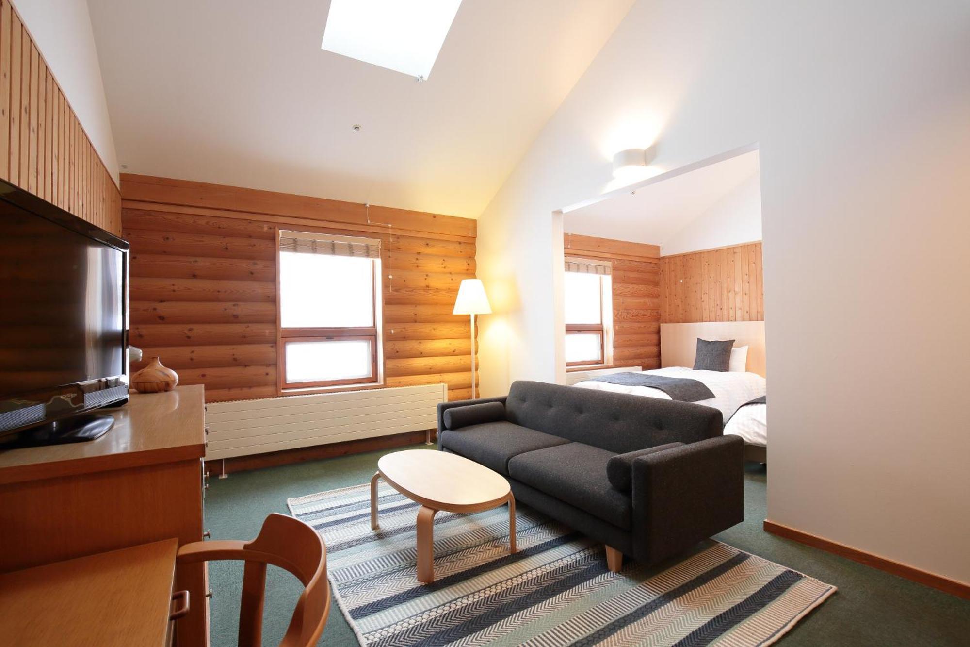 Log Hotel The Maple Lodge Iwamizawa Eksteriør bilde