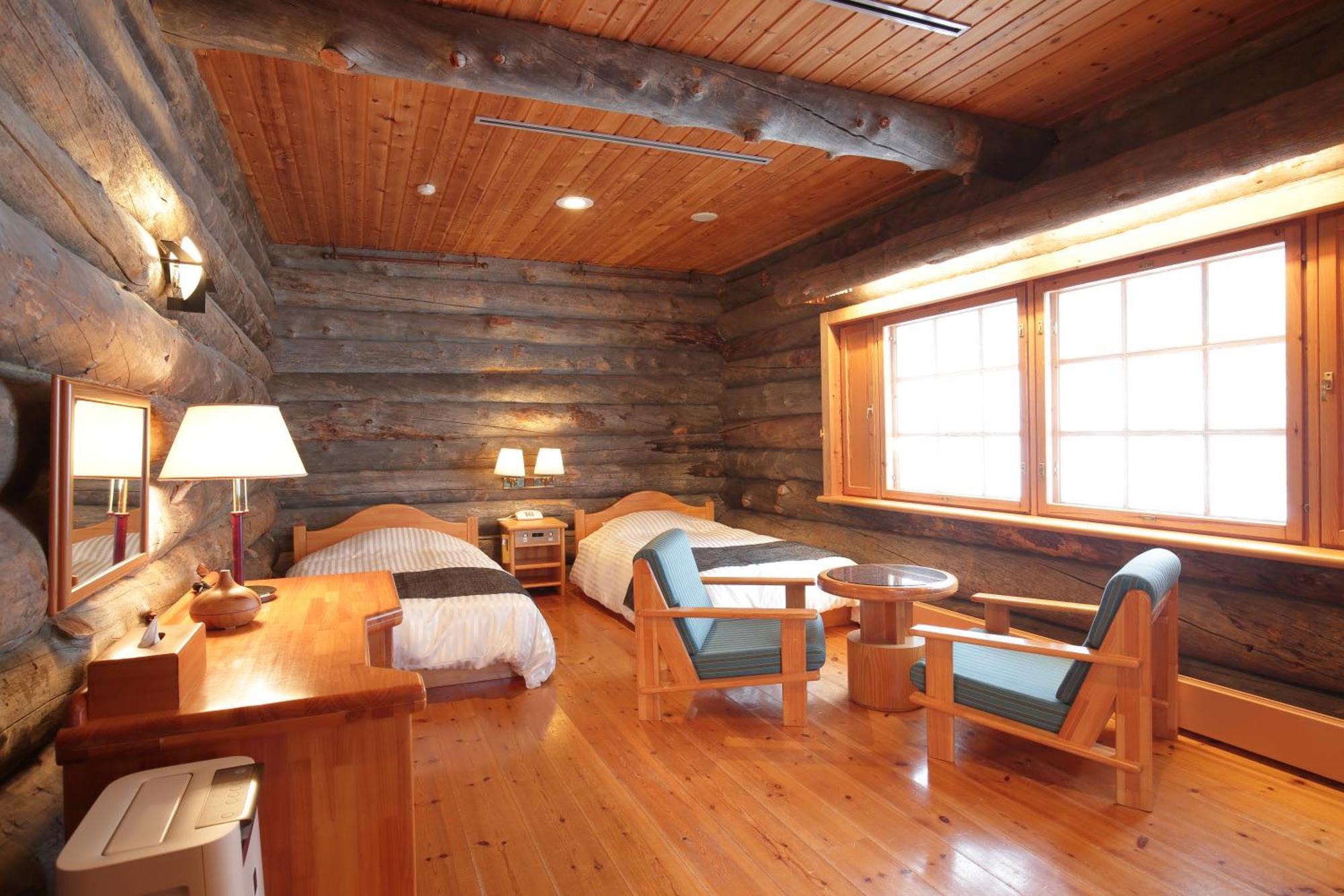 Log Hotel The Maple Lodge Iwamizawa Eksteriør bilde